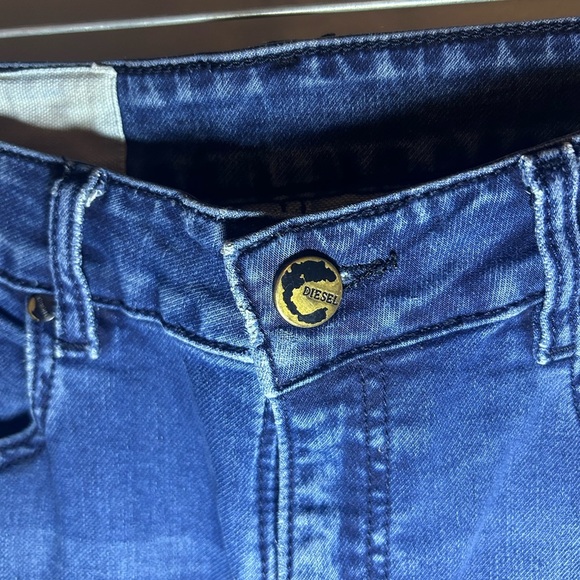 Diesel trompe l'oeil jean sweatpants - Picture 7 of 16